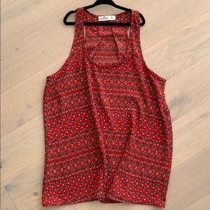 Hollister Red Tank Top